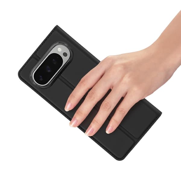 Til Google Pixel 10 Pro / Google Pixel 10 Etui DUX DUCIS Skin Pro Series Stativcover - Sort Black