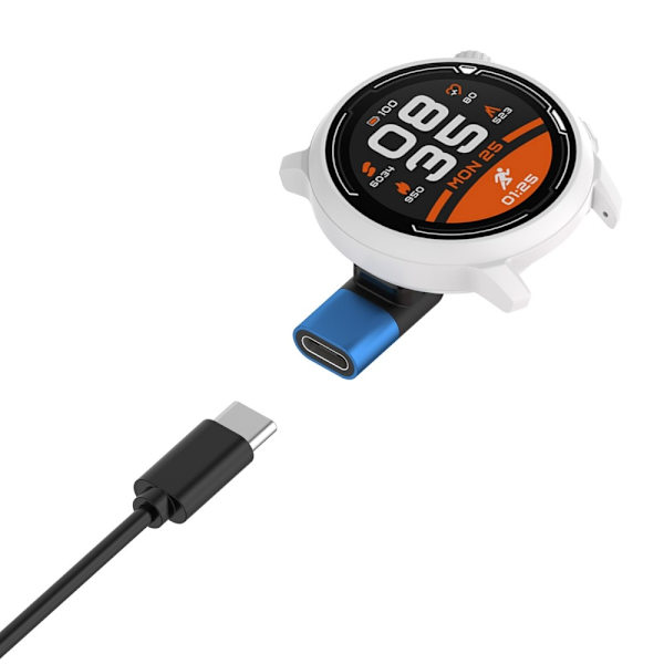 Oplader / Adapter til Coros Apex Pro / Apex 2 / Apex 2 Pro Black