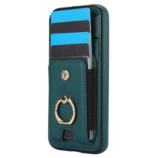 Kickstand-etui for Google Pixel 8a med kortspor Green