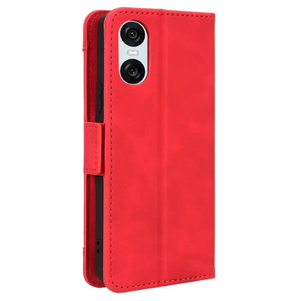 Pengesekk Stativ Telefonveske for Sony Xperia 10 VI Red