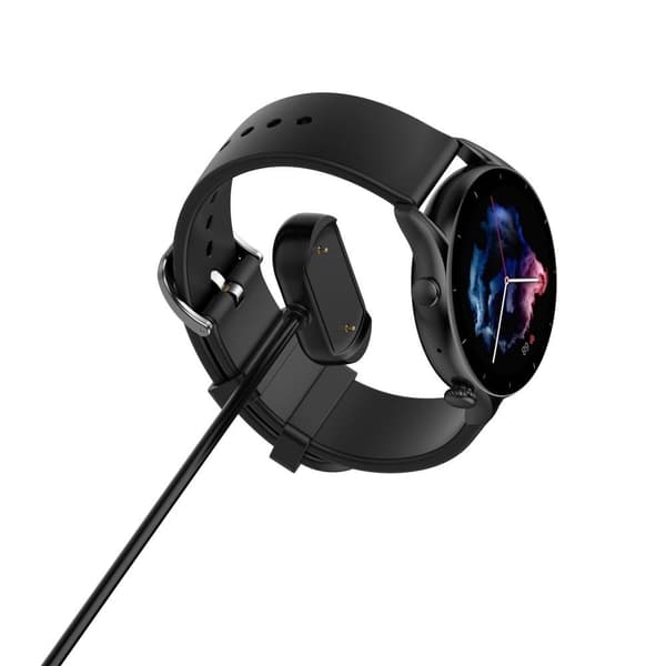 Huami Amazfit GTR3 Pro/GTR3/GTS3/T - rex 2 USB - ladekabeldokk Black