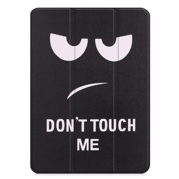 iPad Pro 11 (2018) Slim fit tri-fold fodral - Do Not Touch Me Svart