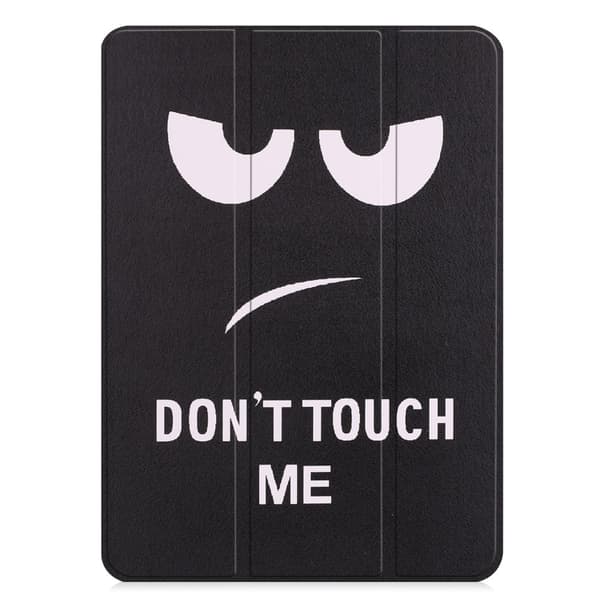 iPad Pro 11 (2018) Trippelcover med smal passform - Do Not Touch Me Black
