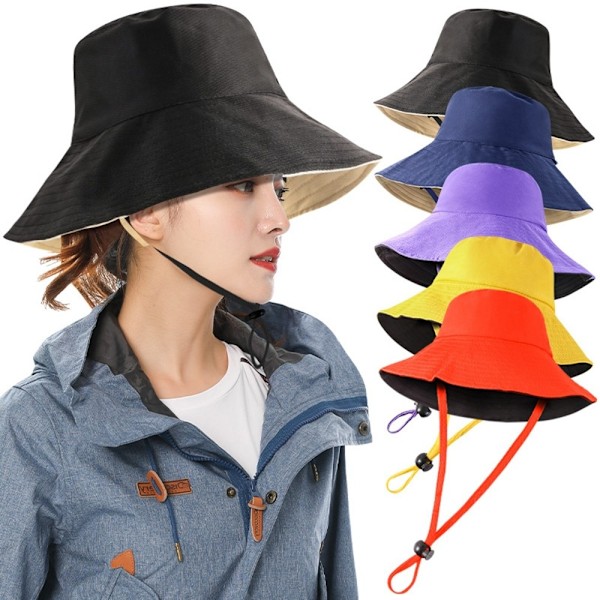 Hatt Solhatt Mesh Keps med bred brätte - Orange Orange