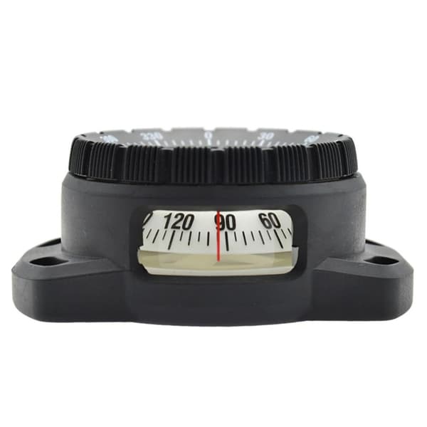Undervands 50m dykkerkompas Elastisk ledning Vandtæt Scuba Luminous Compass Black one size