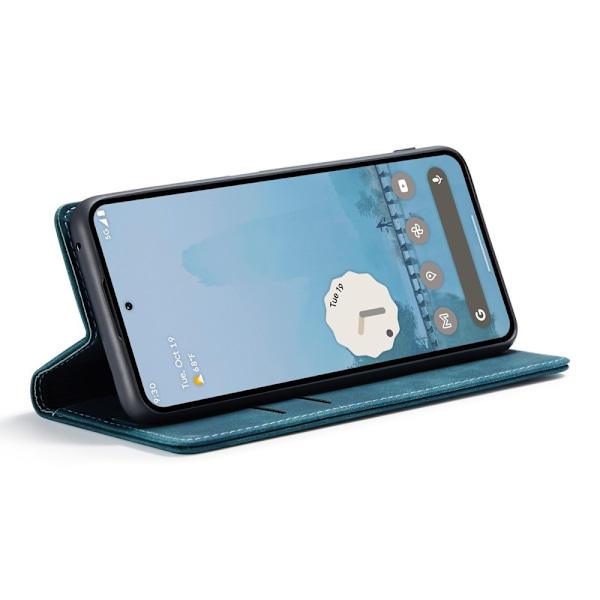CASEME För Google Pixel 9 Pro XL Fodral Stativ Telefonfodral Blå