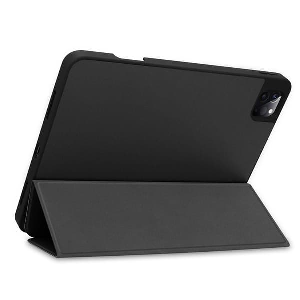 iPad Pro 11 2021 kolminkertainen jalustan tablettikotelo - musta Black