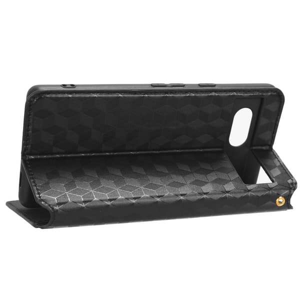 Rhombus tegnebog taske til Google Pixel 7a - Sort Black