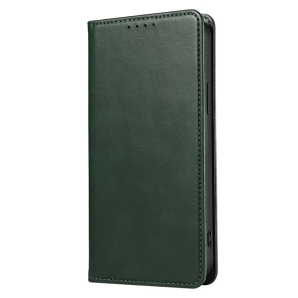 Wallet Stand Telefontaske til iPhone 15 Cell Cell Cover - Grøn Green