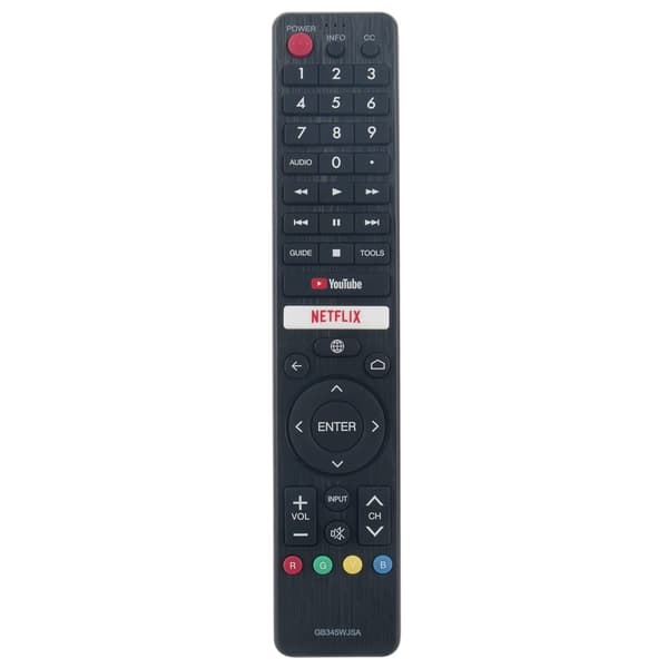 TV fjernbetjening Erstatning for GB345WJSA Til Sharp TV Black