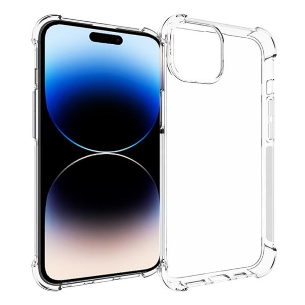 iPhone 15 Plus TPU+akryyli putoamista estävä puhelinkotelo Transparent