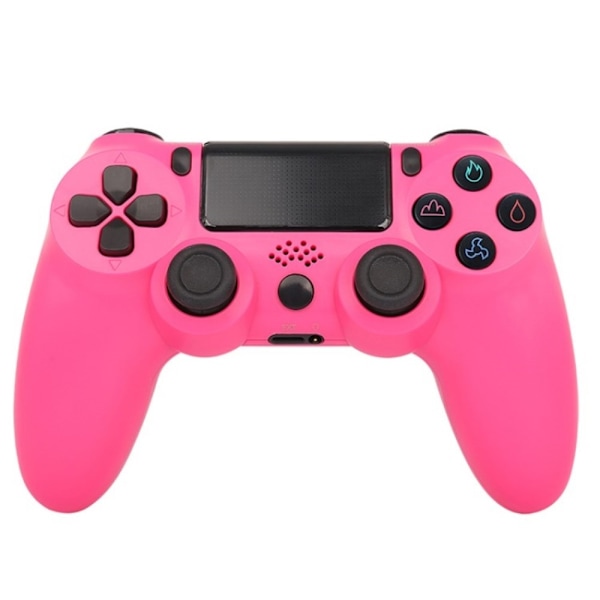 Langaton PS4-peliohjain, jossa kaiutin ja stereokuulokeliitäntä - Vaaleanpunainen Pink