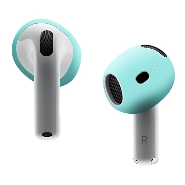 För AirPods 4 hörsnäckor Anti-slip silikonhölje Hörselkåpor Öronsnäckor - Mint Mynta