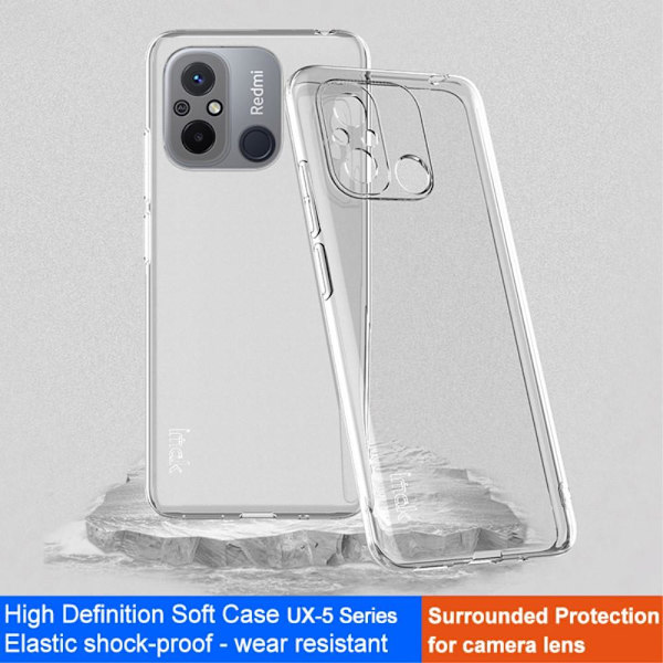 IMAK UX-5 Series TPU Cover for Xiaomi Redmi 12C Transparent