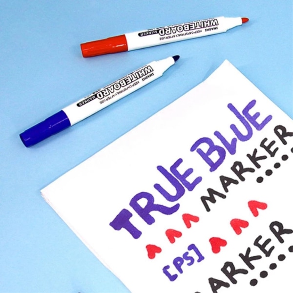 Valkotaulu Marker Pen Painting Piirustus - 3 kpl eri värejä Blue