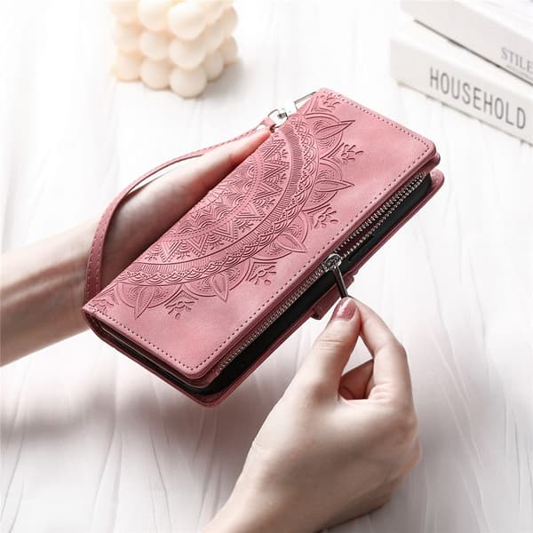 Til Xiaomi 17T Lommebokdeksel Mandala Pink gold
