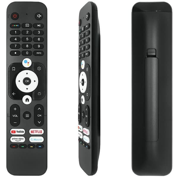 Fjernkontroll utskiftning HTR-U31 for Haier TV stemmestyrt Black