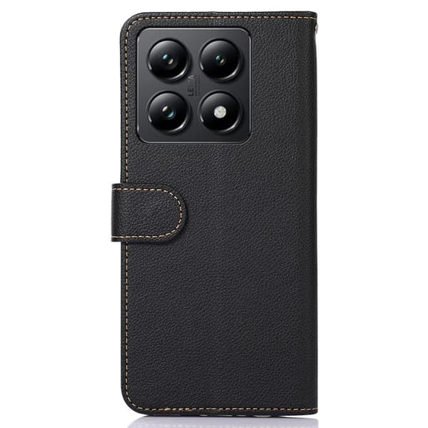 KHAZNEH Lompakkokotelo Xiaomi 14T Pro - Musta punainen Black
