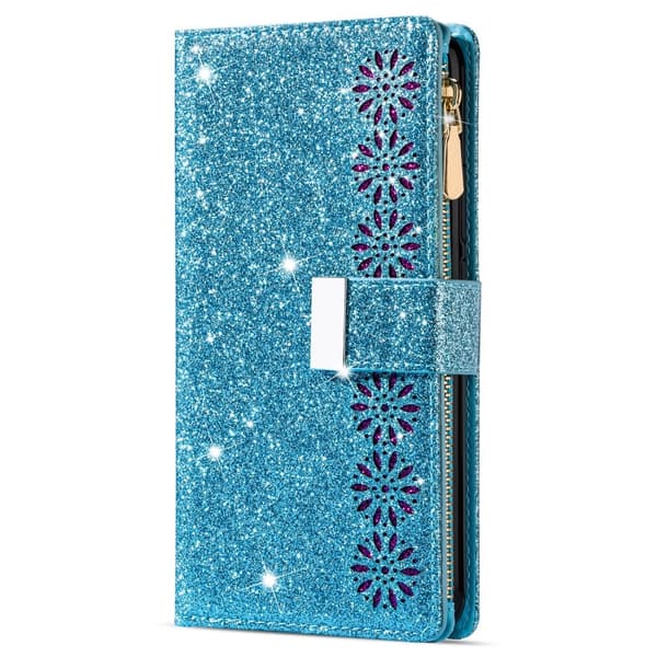 For Samsung Galaxy A26 5G Etui Stjernehimmel Gravert Lommebokdeksel Blue