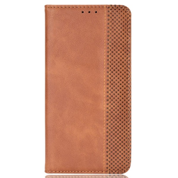 Lompakkoteline Käännettävä puhelinkotelo Samsung Galaxy A35 Brown