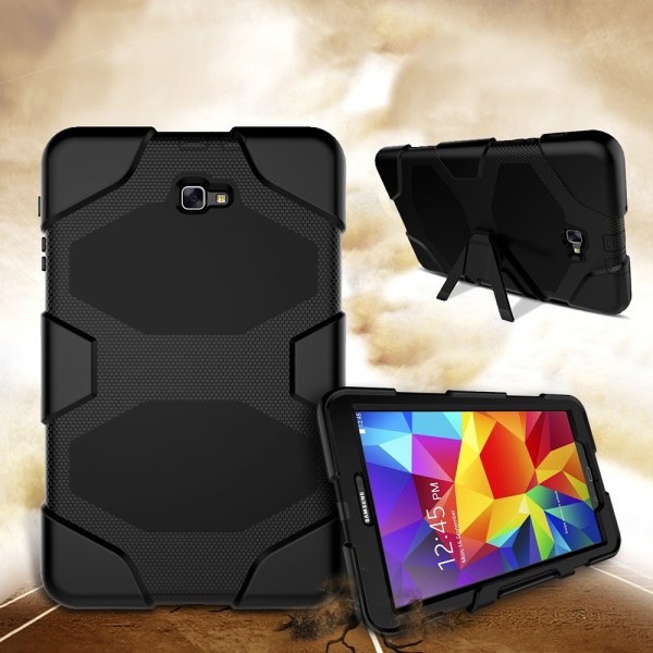 Samsung Galaxy Tab A 10.1\" (2016) Heavy Duty Armor-etui Black