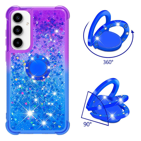 YB Quicksand Series-8 för Samsung Galaxy A35 TPU-skal Glitter multifärg