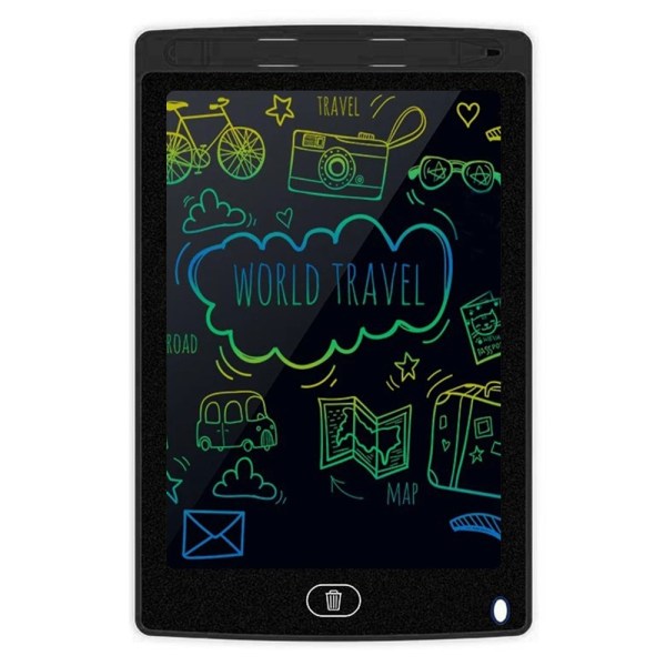 8,5 tuuman LCD-kirjoituslehtiö piirustusalusta Doodle-alusta Black
