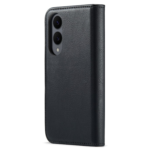 DG.MING 2 i 1 Plånboksfodral till Samsung Galaxy S25 Edge Svart