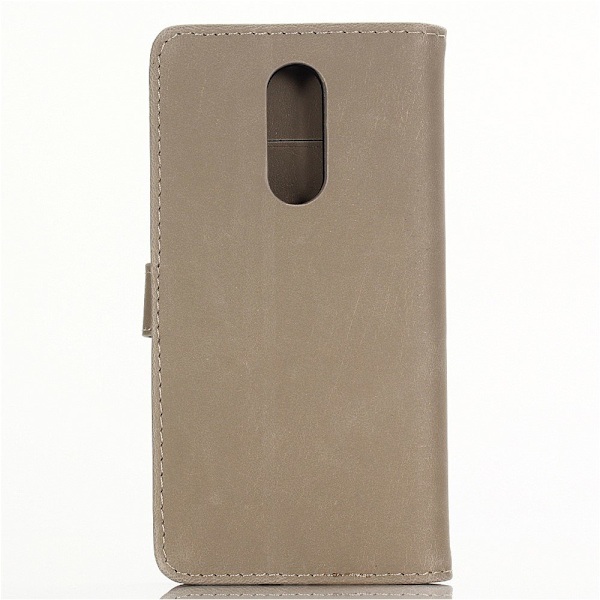 Retro Style Wallet Stand Cover for OnePlus 7 - Beige Beige
