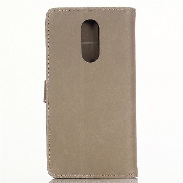 Retro Style Wallet Stand Cover til OnePlus 7 - Beige Beige
