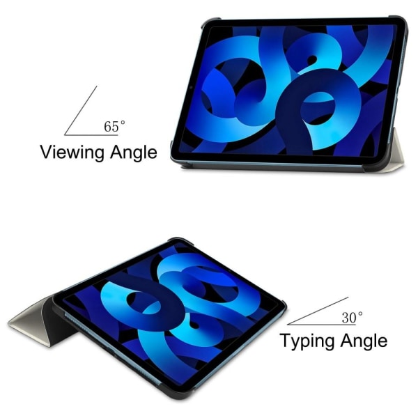 Apple iPad 10.9 2022 Slim fit tri-fold fodral - Cat multifärg