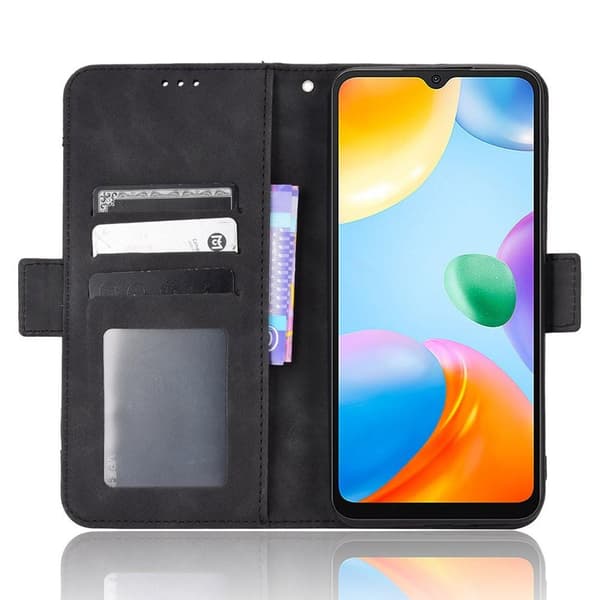 Lompakkotelineen puhelinkotelo Redmi 10C: lle Black