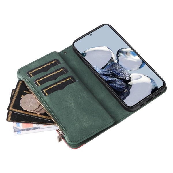 KT Multi-function Series-5 For Xiaomi 12T / 12T Pro Phone Case - Green Green