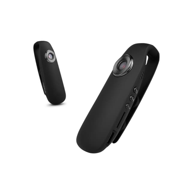 Mini Body Camera 1080P HD Loop Videoopptaker inkl. 32GB SD-kort Black