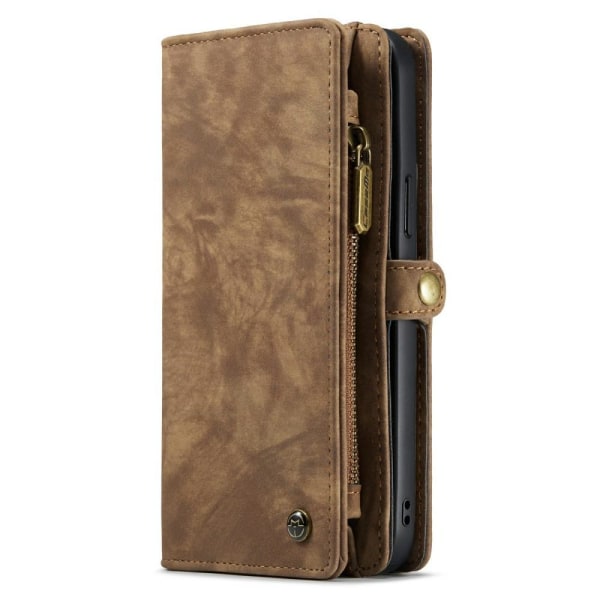 CASEME iPhone 13 Pro 2-in-1 Wallet Phone Shell - Brun Brown