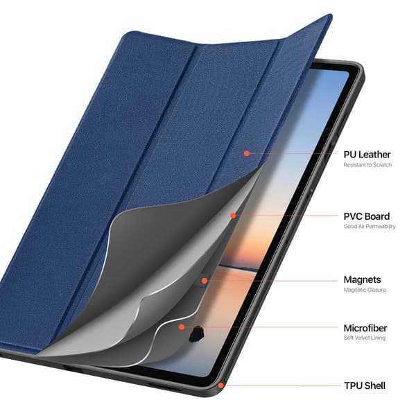 DUX DUCIS Nettbrettdeksel med støtteben til Samsung Galaxy Tab S12+ Blue