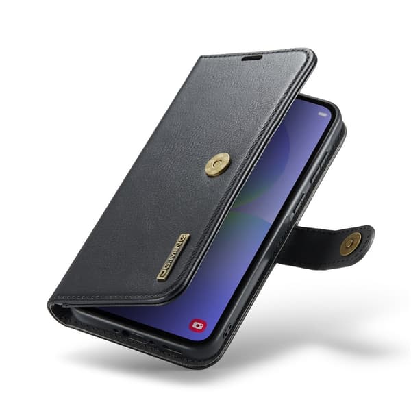 Til Samsung Galaxy A37 5G DG MING mobil lommebokdeksel Black