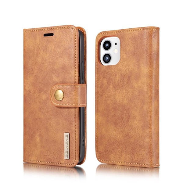 DG.MING til iPhone 12 Mini Stilfuld Pung Taske - Brun Brown