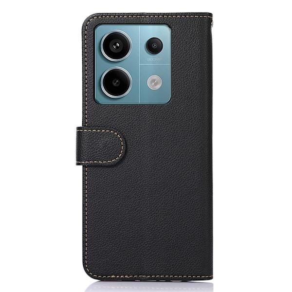 Til Xiaomi Redmi Note 13 Pro 5G Case Shell KHAZNEH Sort - rød Transparent