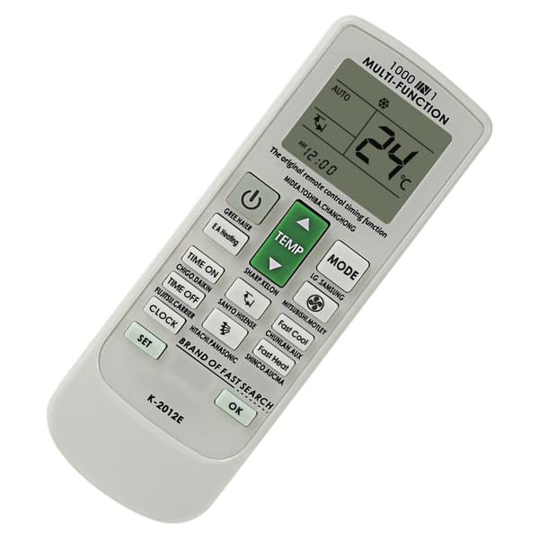Fjernkontroll CHUNGHOP K-2012E universal erstatning klimaanlegg AC White