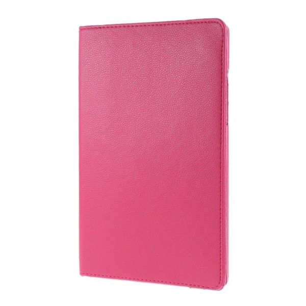 Litchi Case Roterende Stander Samsung Galaxy Tab A7 10.4 (2020) Cerise