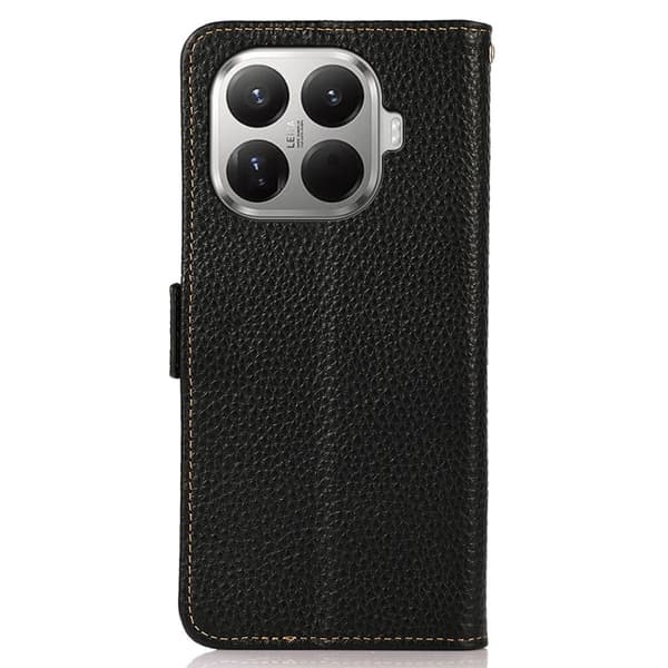 KHAZNEH Til Xiaomi 17T Læder Wallet Cover Black