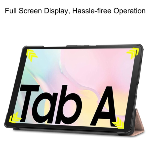 Tri-fold Stand Case for Samsung Galaxy Tab A7 10.4" Gold