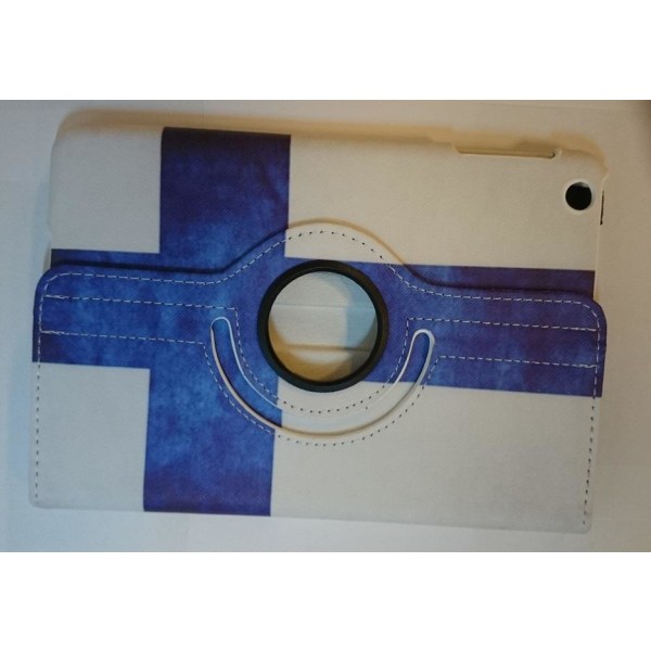 360° pyörivä kotelo Samsung Tab 4 10,1" FLAGS White