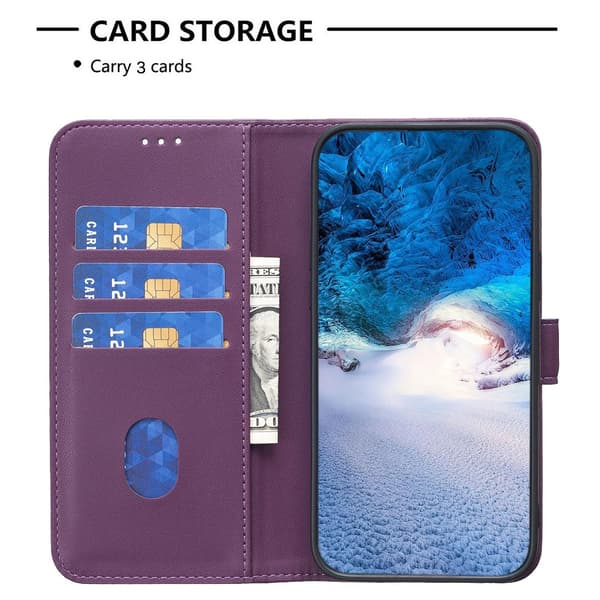 Til Samsung Galaxy A57 5G BINFEN COLOR pungcover Purple
