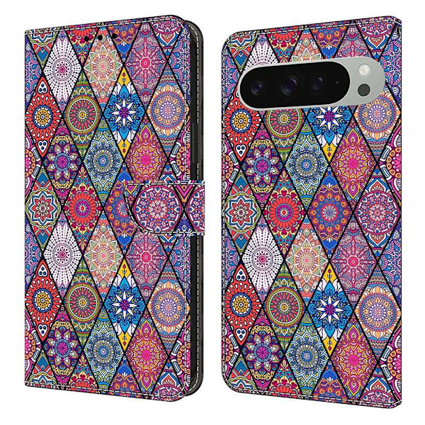 For Google Pixel 10 Pro XL Wallet Case Pattern Printing PU Leather Flip Stand Phone Cover Multicolor