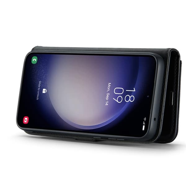 DG.MING Samsung Galaxy S26 irrotettava 2-in-1-lompakkokuori musta