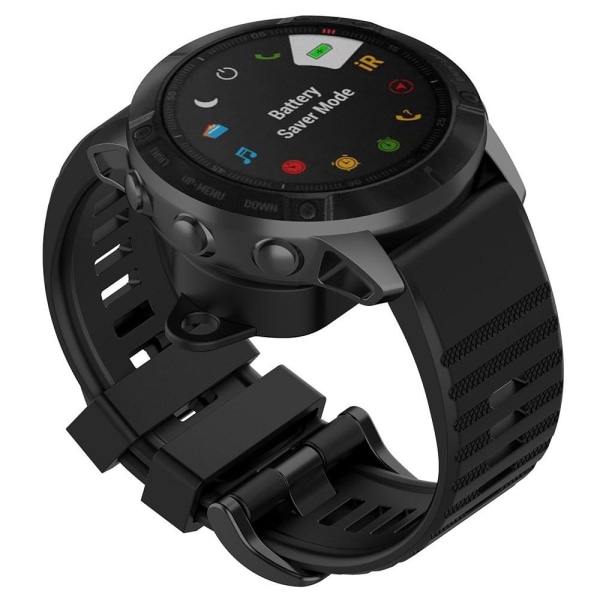 Garmin Fenix 7/7S/7X Type C/Micro USB-opladningsholder Black