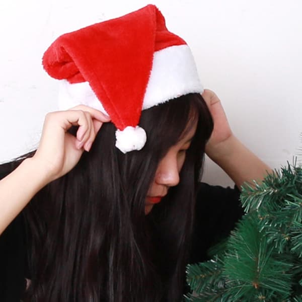 Tomteluva Julhatt Jultomte Julfest Klä upp - Blinkande Tomte Röd