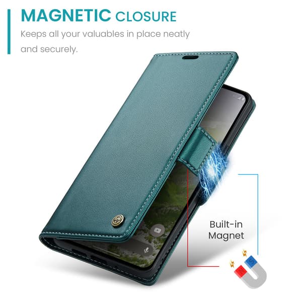 CASEME För Google Pixel 10 Pro / 10 / 9 Pro / 9 Fodral Stativ Telefonfodral Grön